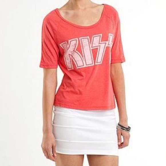 KISS Logo 79 Live Nation metal rock Official Oversized T-Shirt L runs big NWT - Picture 2 of 5